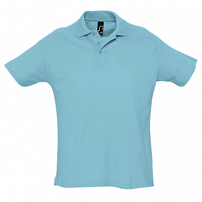 Рубашка поло мужская SUMMER II 170  (Бирюзовый)