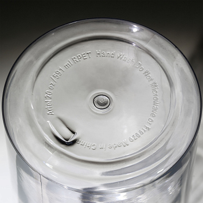 Бутылка для воды "Ариэль" 600 мл, белый