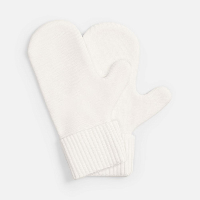 Варежки Yong, оранжевые (Белый)