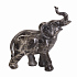 Скульптура "Слон", черный с серым - Фото 2