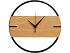 Деревянные часы с металлическим ободом Time Wheel - Фото 2