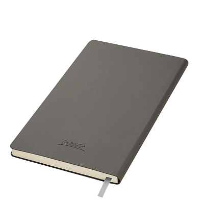 Ежедневник Стар (Star) недатированный, серый (с упаковкой, со стикерами)