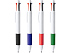 Ручка пластиковая шариковая KUNOY с чернилами 4-х цветов - Фото 4