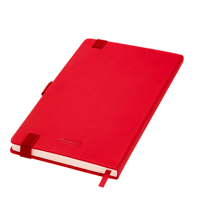 Ежедневник Alpha недатированный, красный/серый