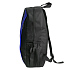 Рюкзак PLUS, чёрный/синий, 44 x 26 x 12 см, 100% полиэстер 600D - Фото 2