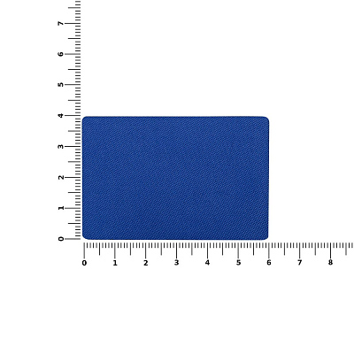 Наклейка тканевая Lunga, L, синяя