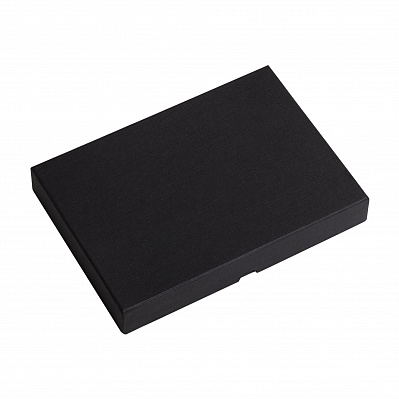 Подарочная коробка без ложемента (крышка-дно, 22 х 3 х 15,5 см)  (Черный)