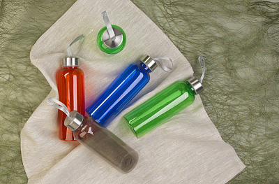 Бутылка для воды "H2O" 500 мл, синий