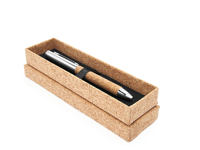 Ручка шариковая из металла и пробки ARTUR