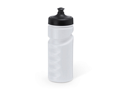 Бутылка спортивная RUNNING из полиэтилена (Белый)