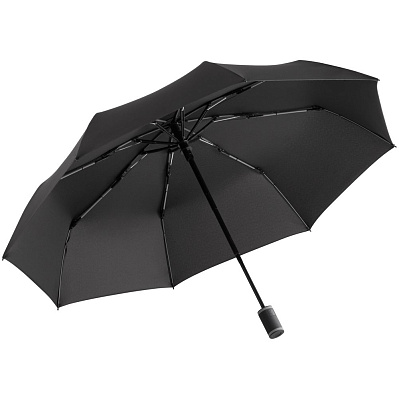 Зонт складной AOC Mini с цветными спицами  (Серый)