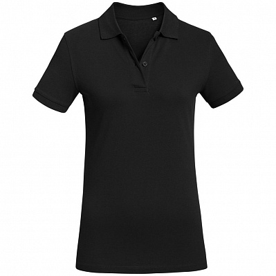 Рубашка поло женская Inspire, черная (Черный)