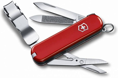 Нож-брелок Nail Clip 580  (Красный)