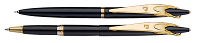 Набор Pierre Cardin PEN&PEN: ручка шариковая + роллер. Цвет - черный. Упаковка Е или E-1 (Черный)