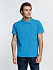 Рубашка поло мужская Virma Premium, бирюзовая - Фото 3