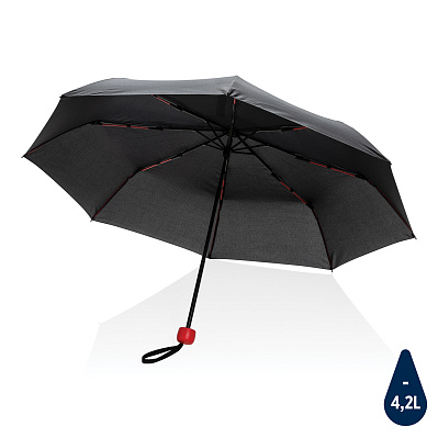 Компактный плотный зонт Impact из RPET AWARE™, d97 см  (Красный;)