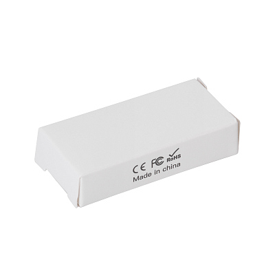 Флеш-карта 16 Гб с подсветкой логотипа, белый