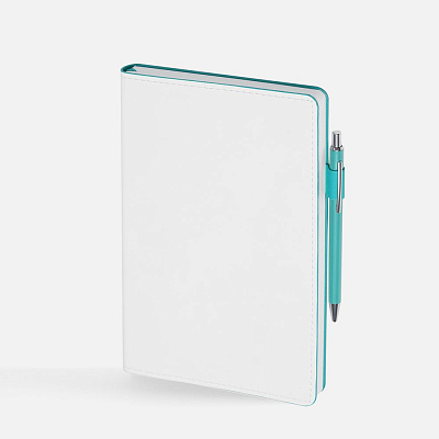 Набор White Shall, бело-бирюзовый