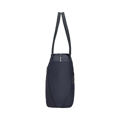 Сумка VICTORINOX Victoria Signature Tote, синяя, нейлон/кожа, 51x15x30 см, 19 л