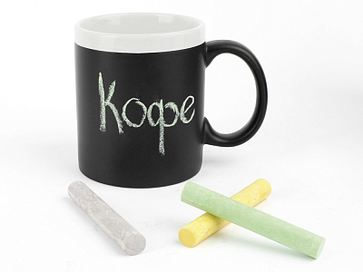 Кружка с покрытием для рисования мелом Да Винчи