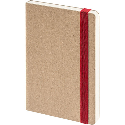 Ежедневник Eco Write Mini, недатированный, с красной резинкой (Красный)