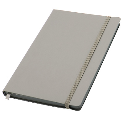 Ежедневник A5 недатированный Dante в мягком переплёте софт-тач  (Серый)