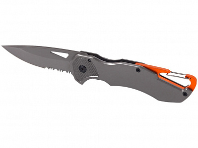 Нож Deltaform с карабином (Серый/черный /оранжевый)