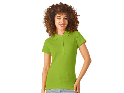 Рубашка поло First 2.0 женская (Зеленое яблоко)
