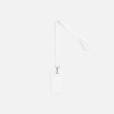 Лента для бейджа Pin, белая