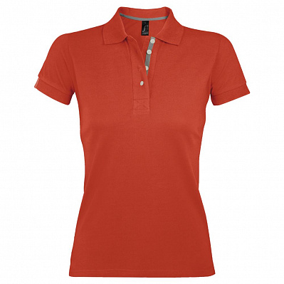 Рубашка поло женская Portland Women 200 оранжевая (Оранжевый)