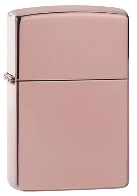 Зажигалка ZIPPO Classic с покрытием High Polish Rose Gold, латунь/сталь, розовое золото, 38x13x57 мм (Розовый)