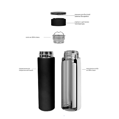 Набор подарочный "Комбо", черный