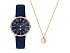 Подарочный набор: часы наручные женские с браслетом - Фото 1