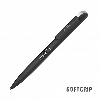 Ручка шариковая "Jupiter SOFTGRIP", покрытие softgrip  (Черный)