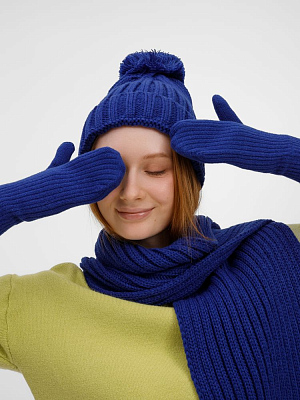 Варежки HappyGo, синие