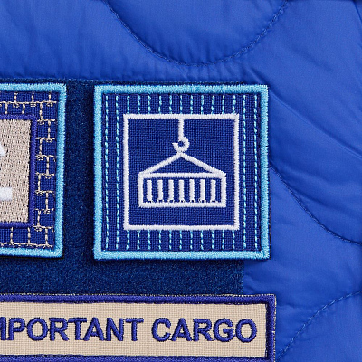 Шеврон из габардина Gabo S, синий