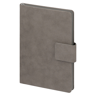 Ежедневник Риц (Ritz) недатированный, серый, твердая обложка