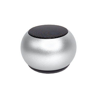 Портативная mini Bluetooth-колонка Sound Burger "Ellipse" серебро (Серебристый)