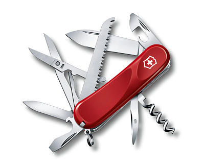 Нож перочинный VICTORINOX Evolution 17, 85 мм, 15 функций  (Красный)