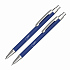 Набор "Ray" (ручка+карандаш), покрытие soft touch, синий - Фото 2