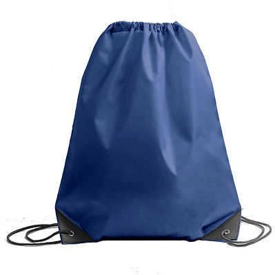 Рюкзак мешок с укреплёнными уголками BY DAY , 35*41 см, полиэстер 210D (Синий)