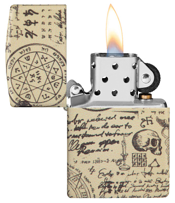 Зажигалка ZIPPO Alchemy Design с покрытием 540 Matte, латунь/сталь, бежевая, матовая, 38x13x57 мм