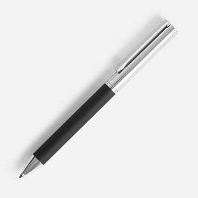 Ручка шариковая Eyeshot Soft Touch, черная (Чёрный)