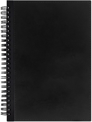 Ежедневник Notera Maxi, недатированный, черный (Чёрный)