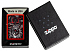 Зажигалка ZIPPO Dragon Tiger Design с покрытием Metallic Red, латунь/сталь, красная, 38x13x57 мм - Фото 6