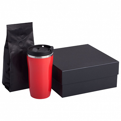Набор Grain: термостакан и кофе  (Красный)