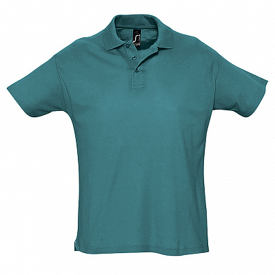 Рубашка поло мужская SUMMER II 170  (Лазурный синий)