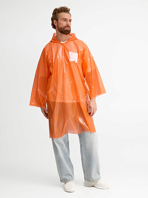 Дождевик-плащ CloudTime с печатью в один цвет на заказ