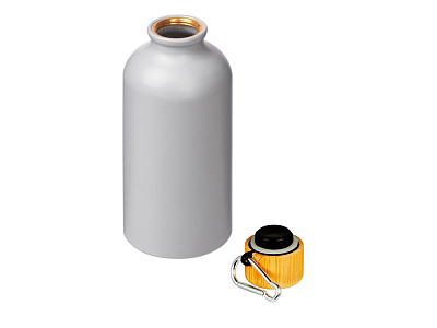 Бутылка Hip S Bamboo с карабином, 400 мл, матовая