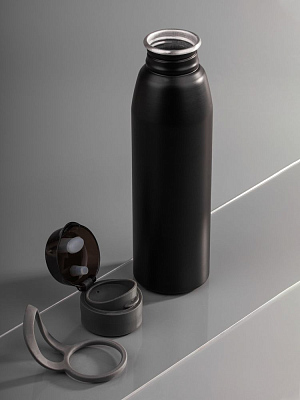 Бутылка для воды Billy Gym, матовая черная